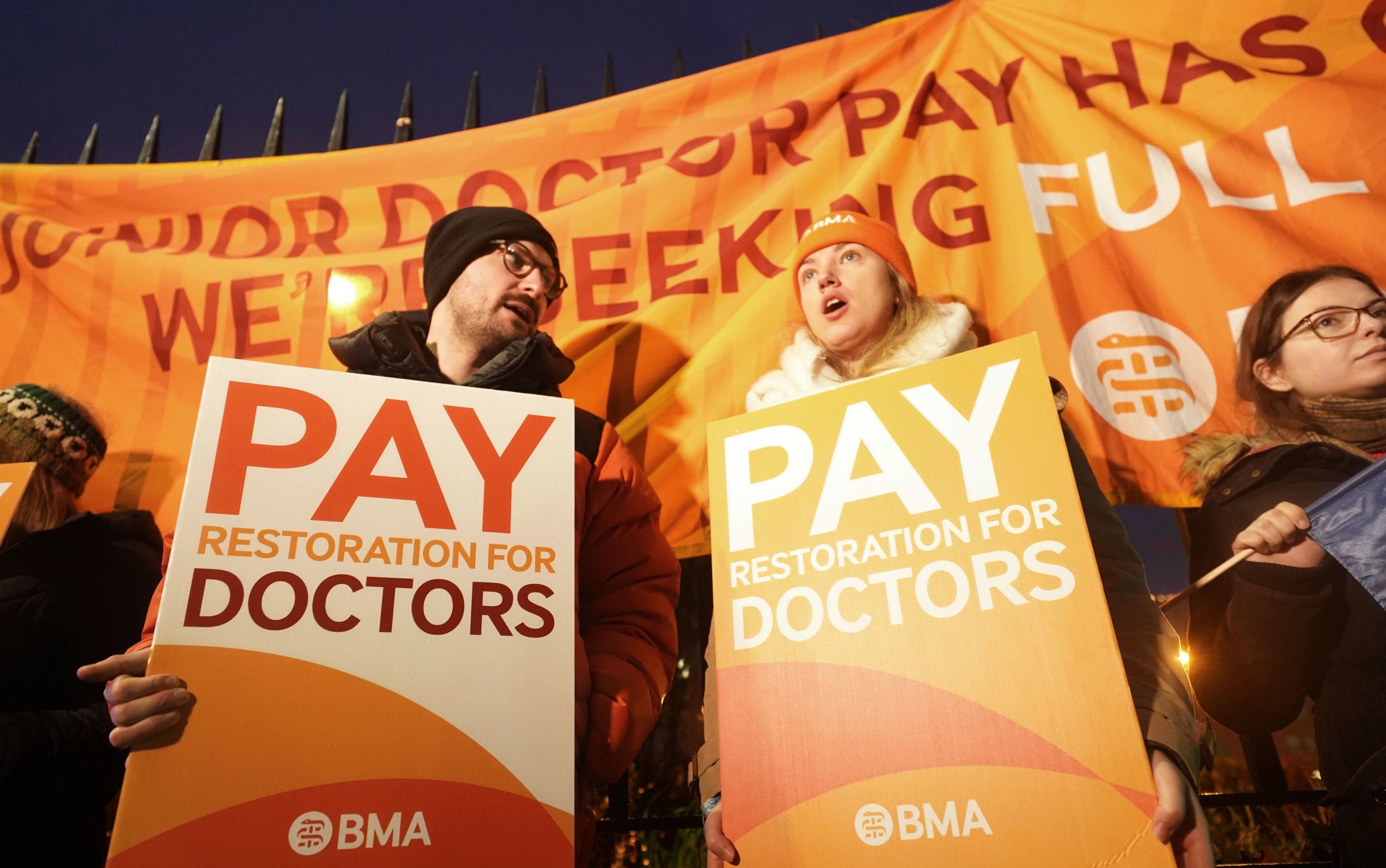 Resident doctors, formerly known as junior doctors, began walkouts over pay three years ago - Owen Humphreys/PA