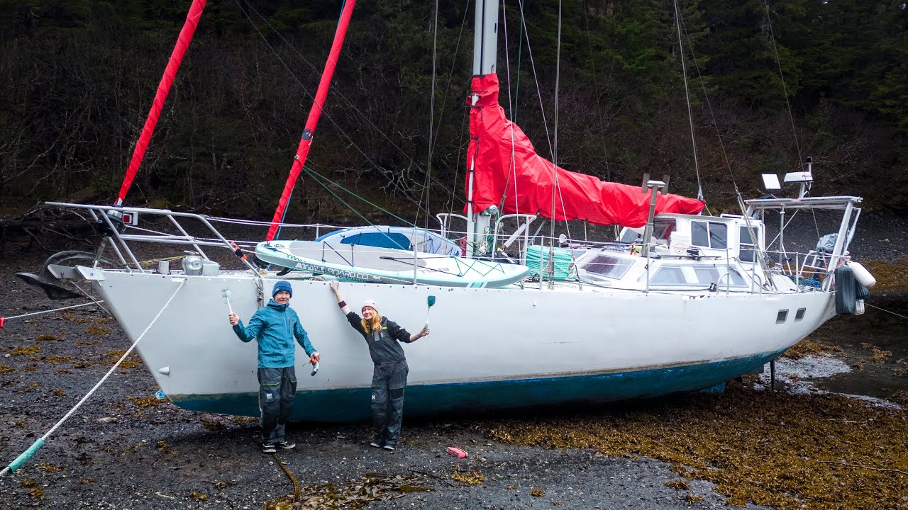 They beached a sailboat this big - and it got weird fast