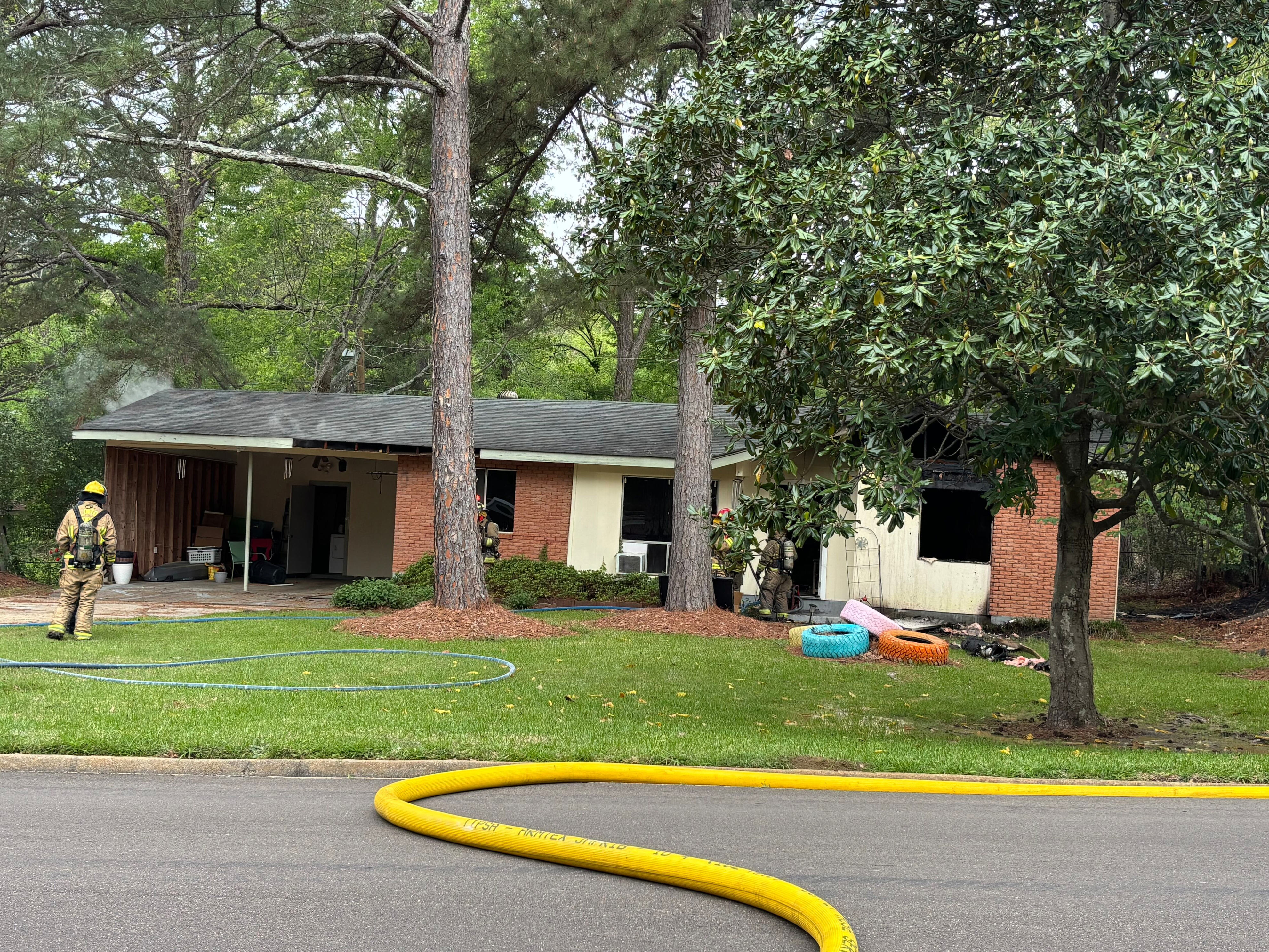 Homeowner displaced after fire in Clinton