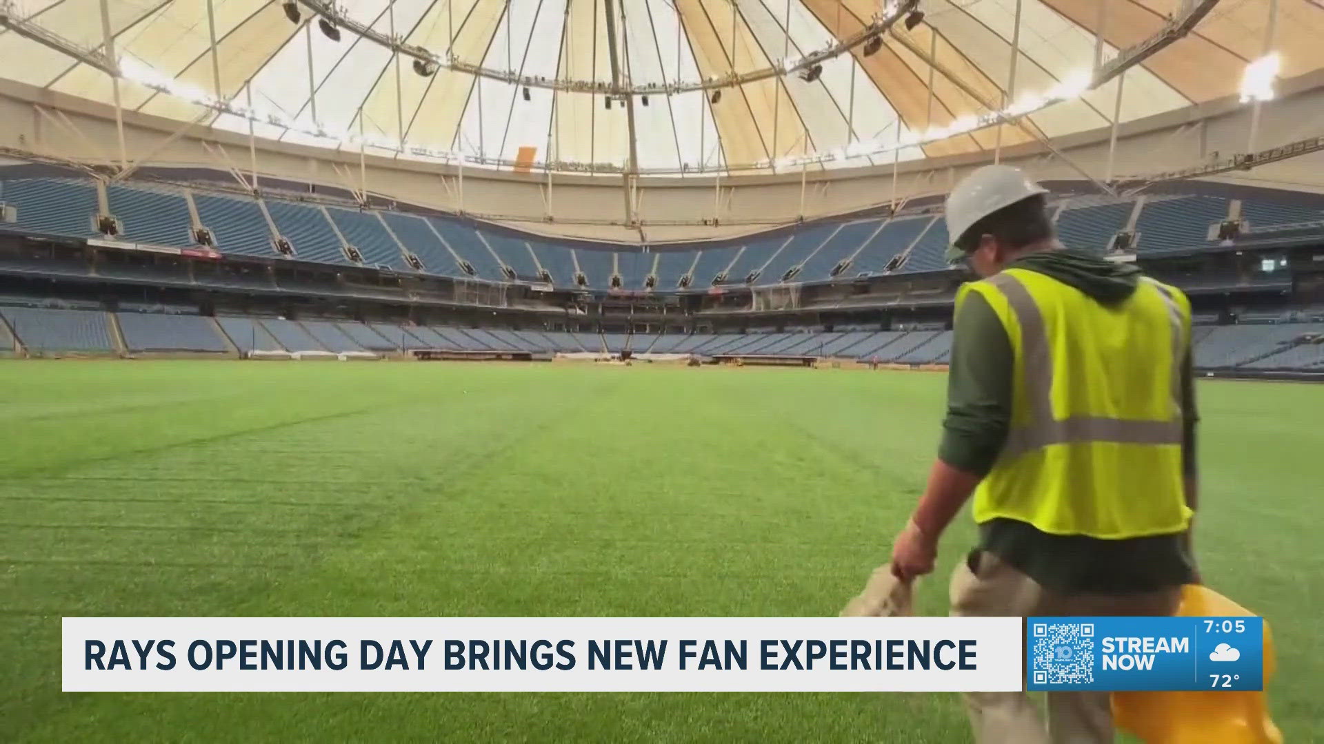 Tampa Bay Rays return to Tropicana Field for team's 2026 home opener