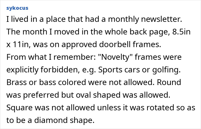 40 Homeowners Share The Most Unhinged HOA Rules They’ve Ever Encountered