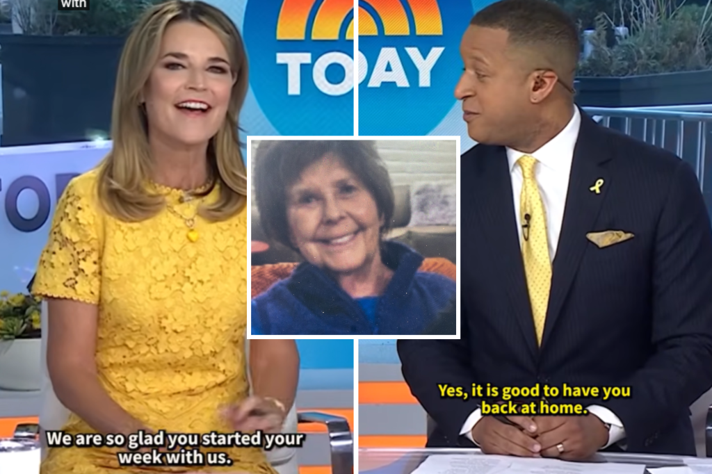 Savannah Guthrie returns to Today Show