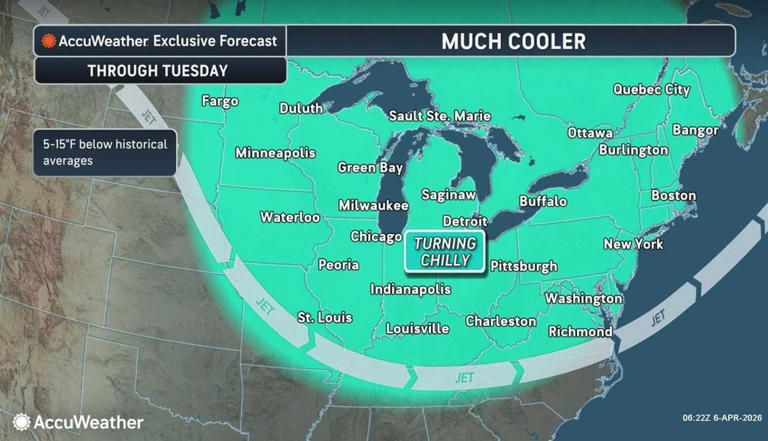 Cold air mass could bring snow, wintry mix in these locales