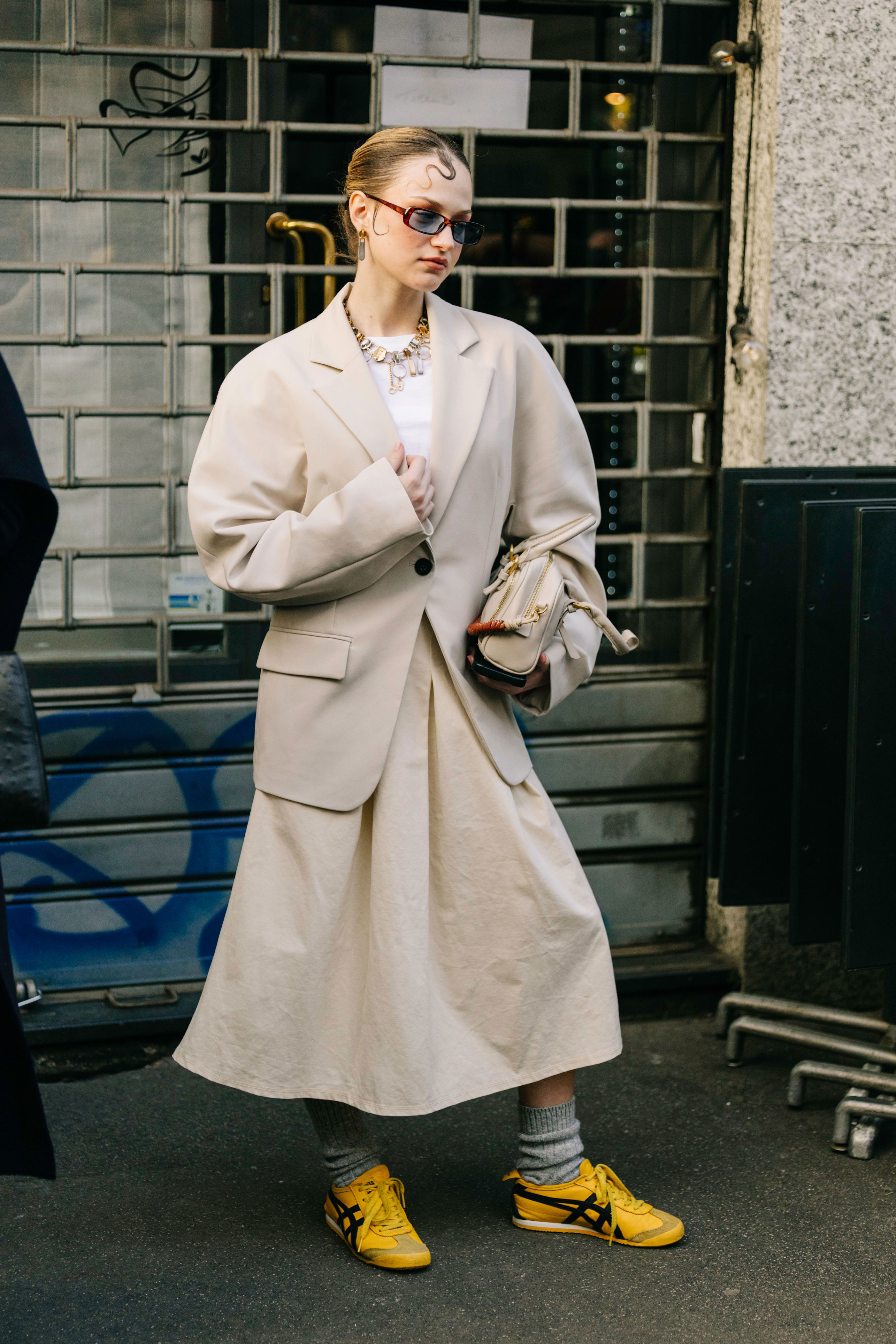 How to style sneakers with dresses without looking like you gave up