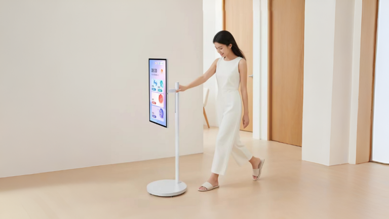 ZTE launches multi-use 5G smart screen with touch, camera and wheels