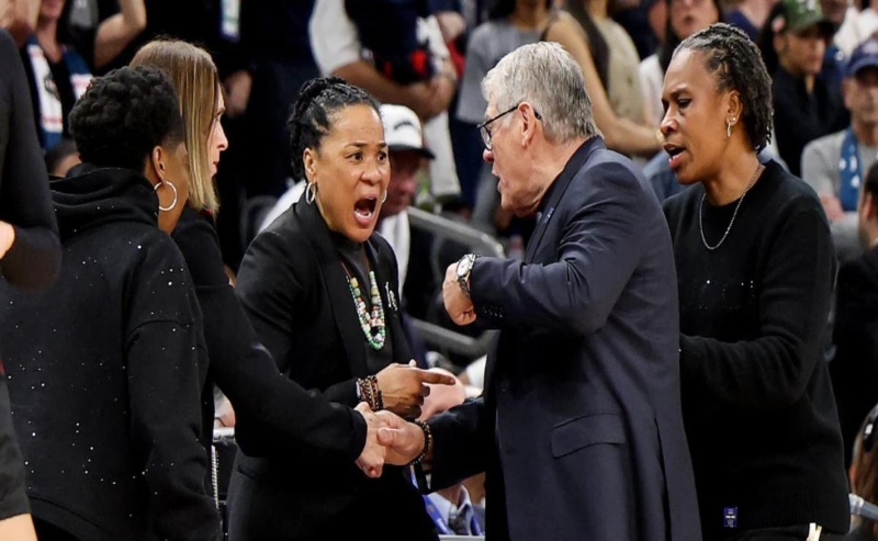 NCAA: Dawn Staley praises UCLA championship run while addressing Geno ...