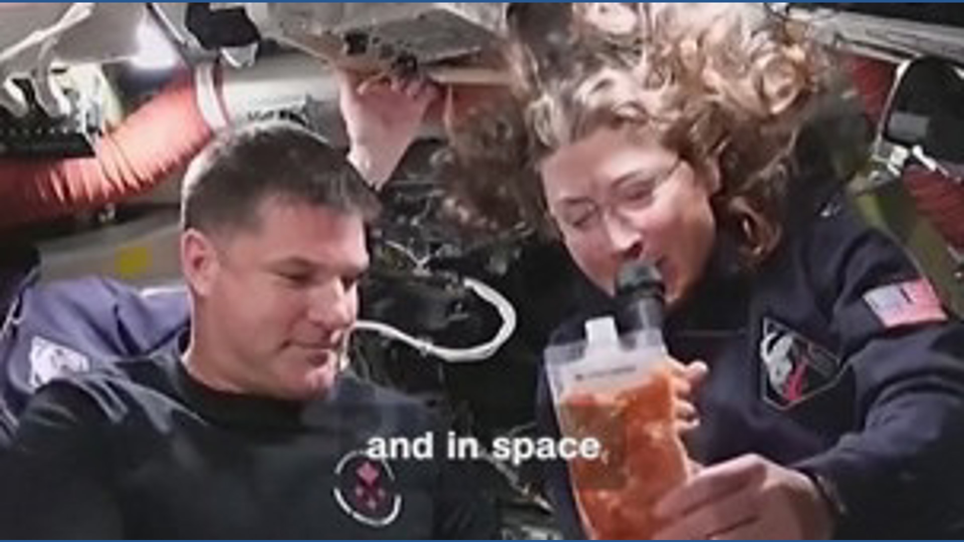 How NASA astronauts eat in space