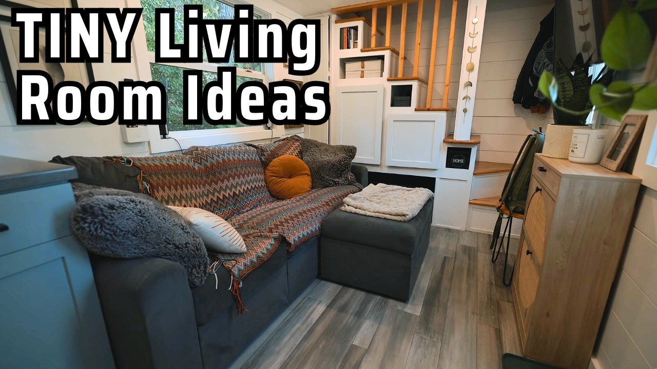 Genius Tiny House Living Rooms | Designs Hacks to Make Small Spaces ...