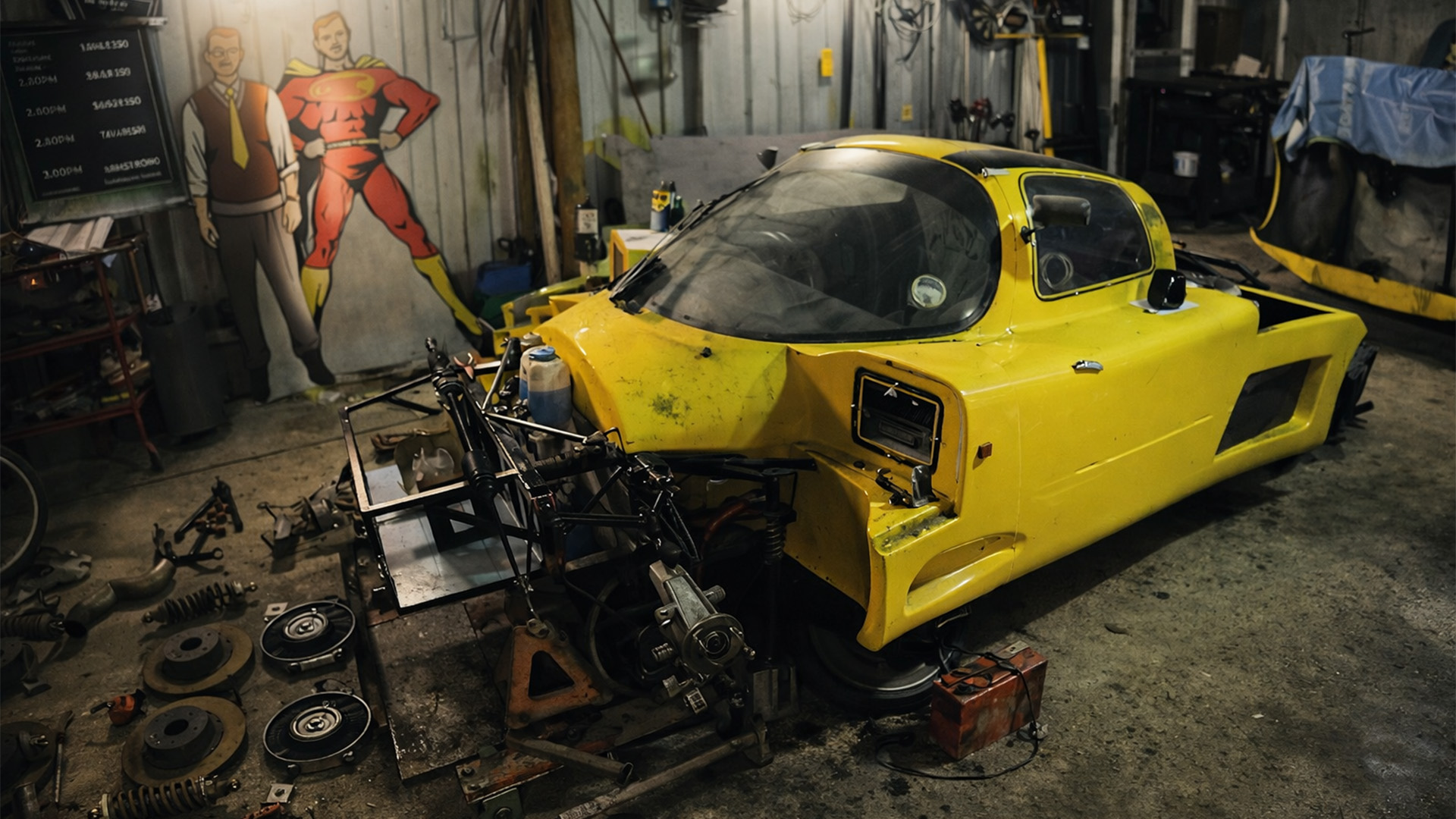 What happened to my completely wrecked supercar