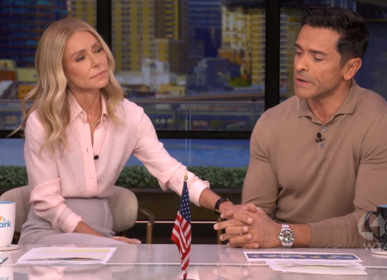 Kelly Ripa and Mark Consuelos announce death of Consuelos' father, Saul Consuelos Credit: ABC