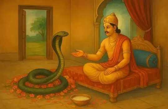 View of The power of kindness: A tale of a king and a snake
