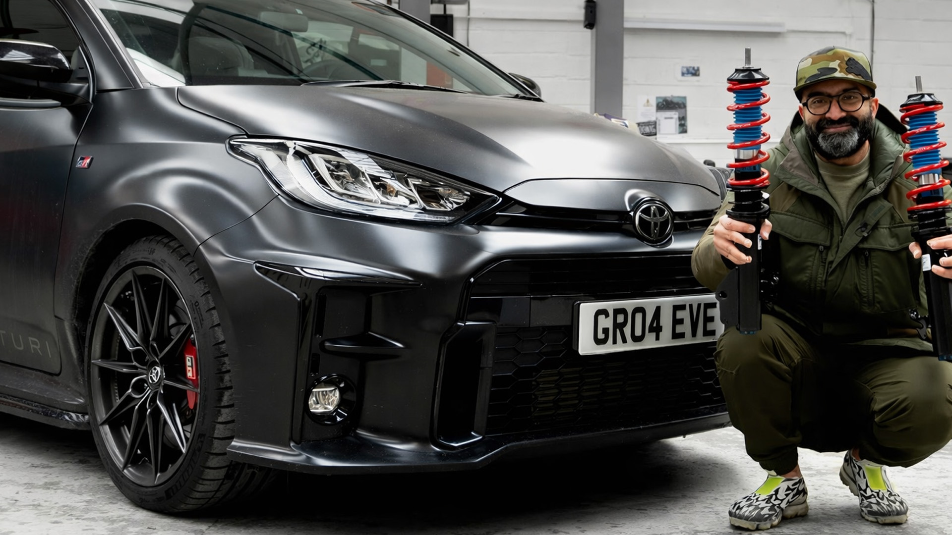 Toyota GR Yaris coilover upgrade install
