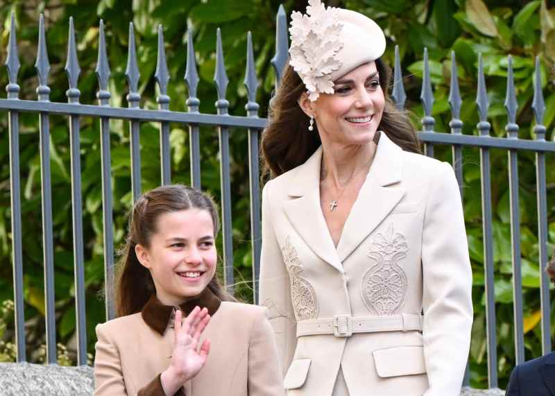 Princess Charlotte and Princess Kate