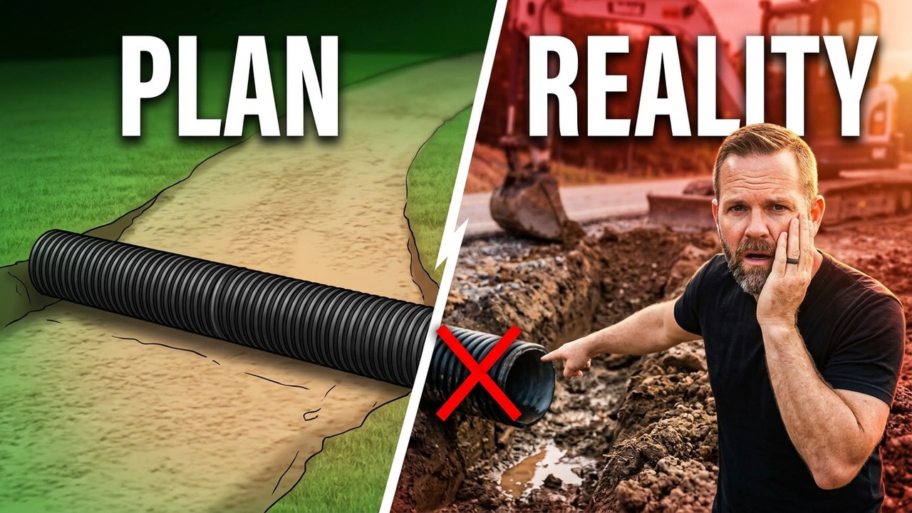 I failed my driveway culvert pipe installation project update