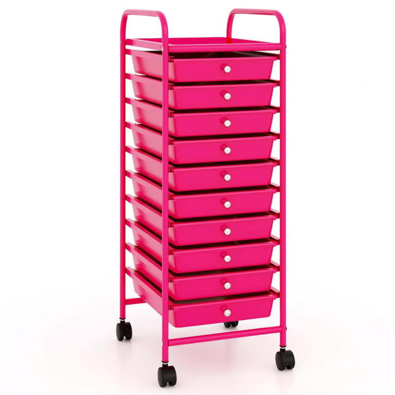 Get organized with Target's $44 10-drawer rolling storage cart ...