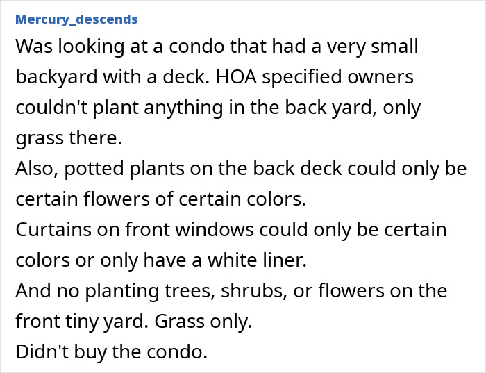 40 Homeowners Share The Most Unhinged HOA Rules They’ve Ever Encountered