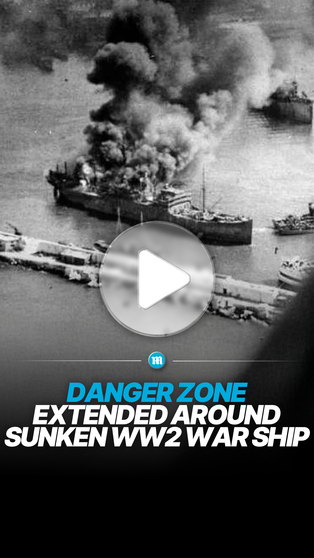 Expanded exclusion zone around WWII explosives ship in Thames Estuary