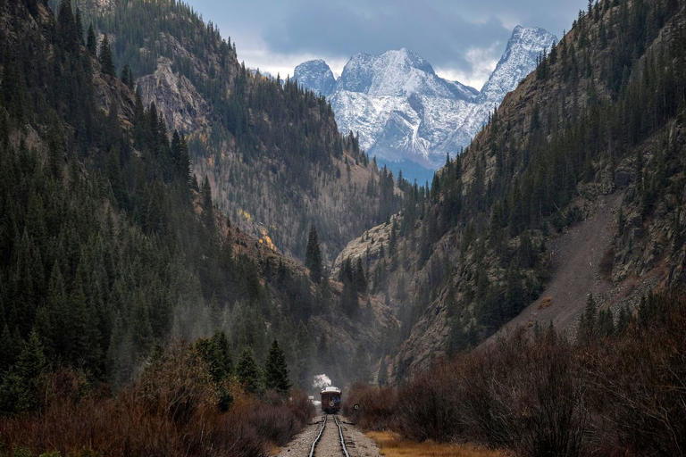 This Colorado train offers a scenic ride through the Rockies, passing ...