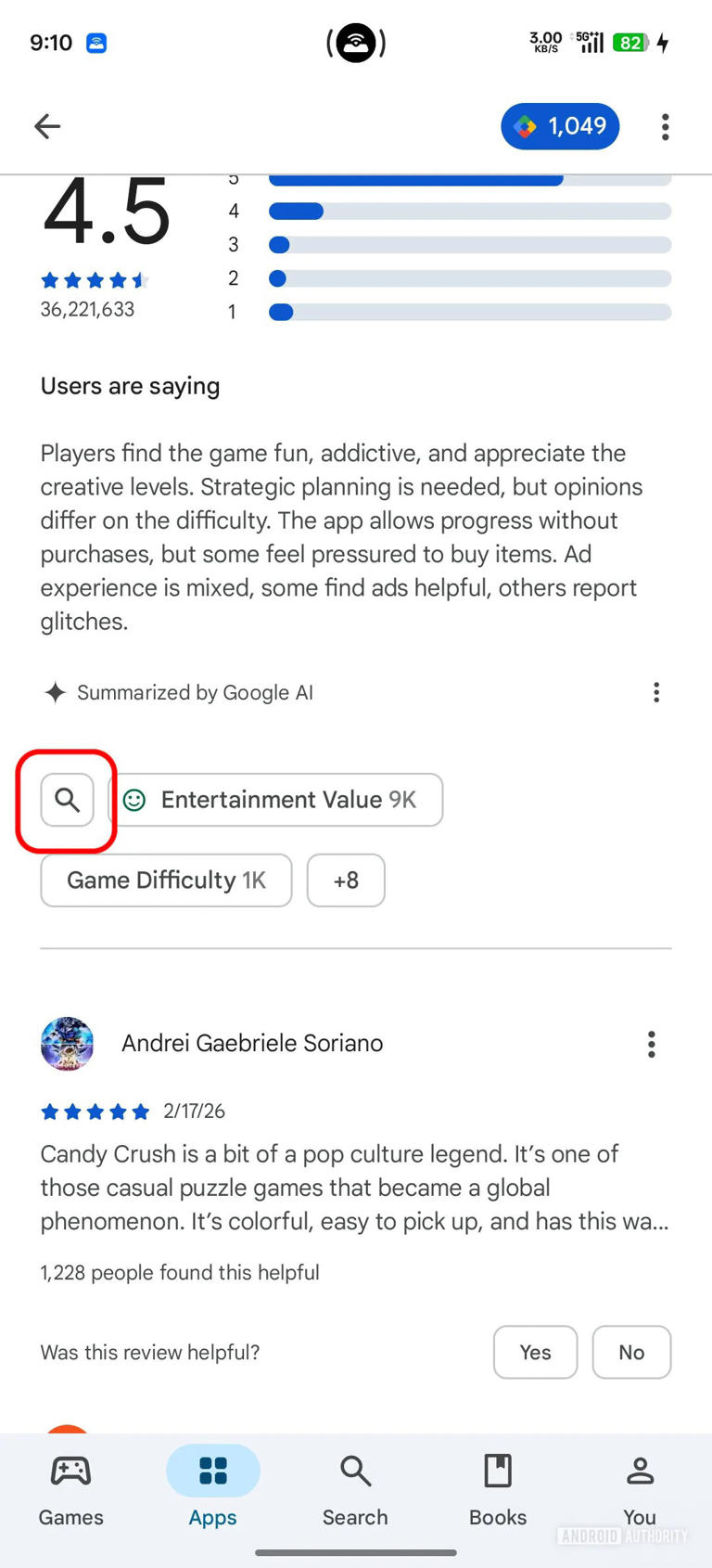 No more scrolling: Google Play Store makes it easy to search app reviews