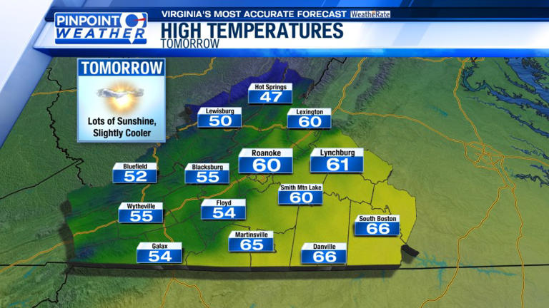 Pinpoint weather: Cold, frosty nights on the way