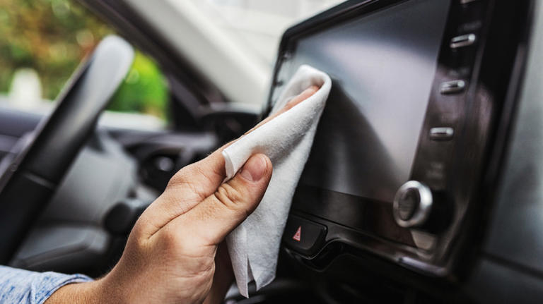How to properly clean your car's infotainment screen