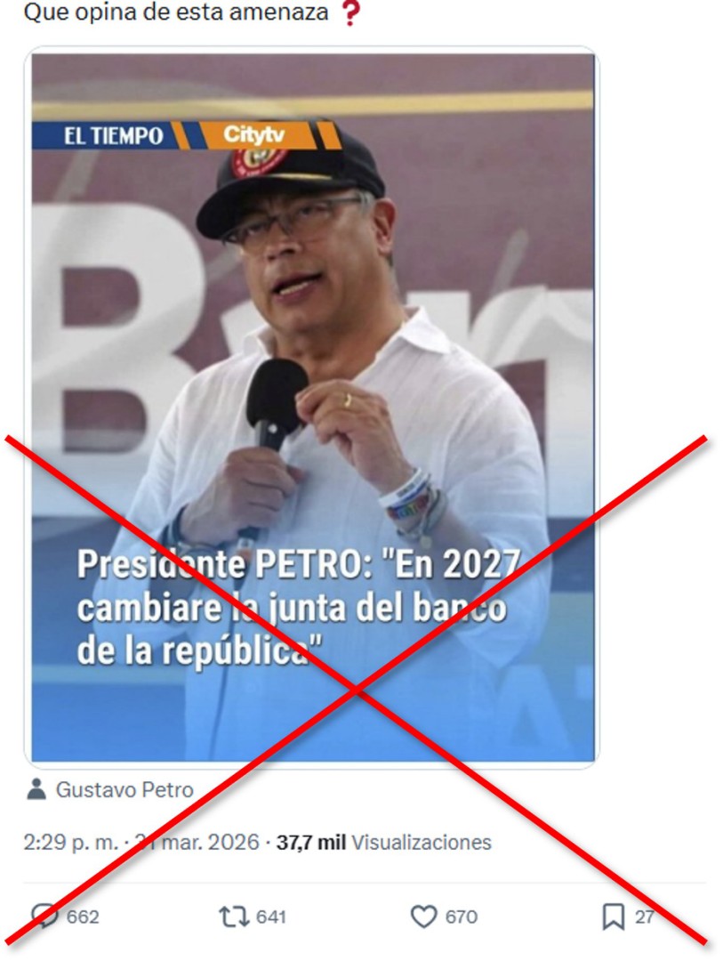 El Tiempo no publicó una amenaza de Petro sobre cambiar la junta del ...