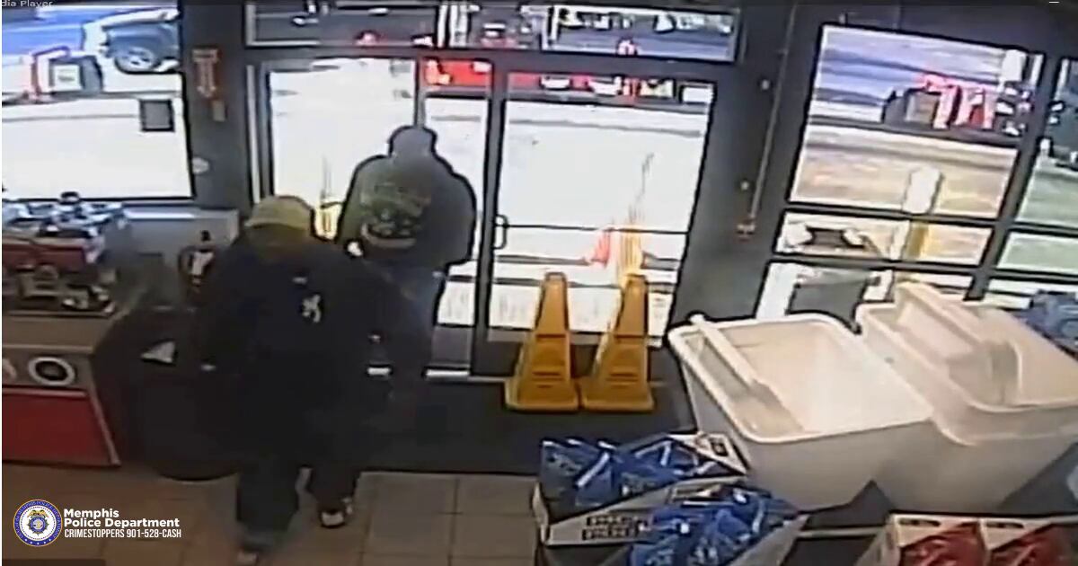 Gas station robbery caught on camera; MPD searching for suspects