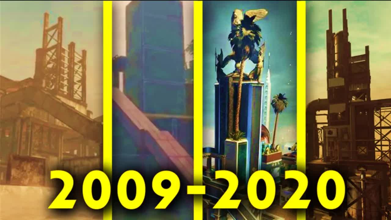 Every Rust map comparison (2009-2020) MW2, Advanced Warfare, Infinite ...