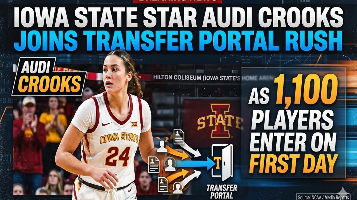 Iowa State star Audi Crooks joins transfer portal rush as 1,100 players ...