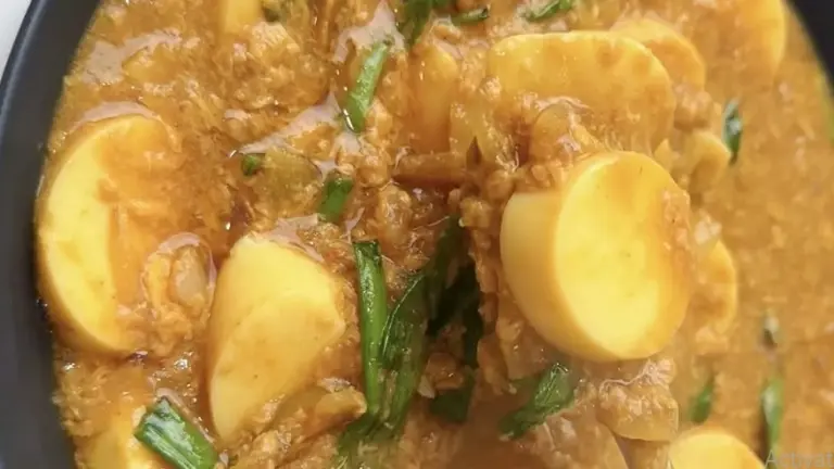 Resep egg drop tofu