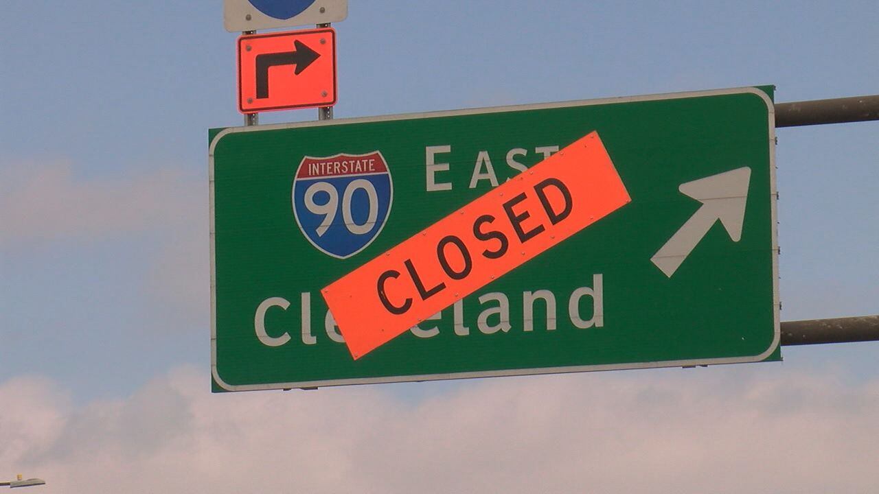 2 major highway ramp closures in Northeast Ohio