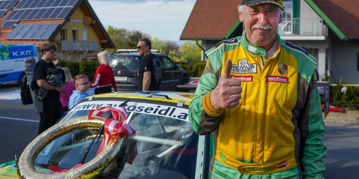 Sieg! Rupert (77) schreibt Geschichte beim steirischen Bergrallye-Cup