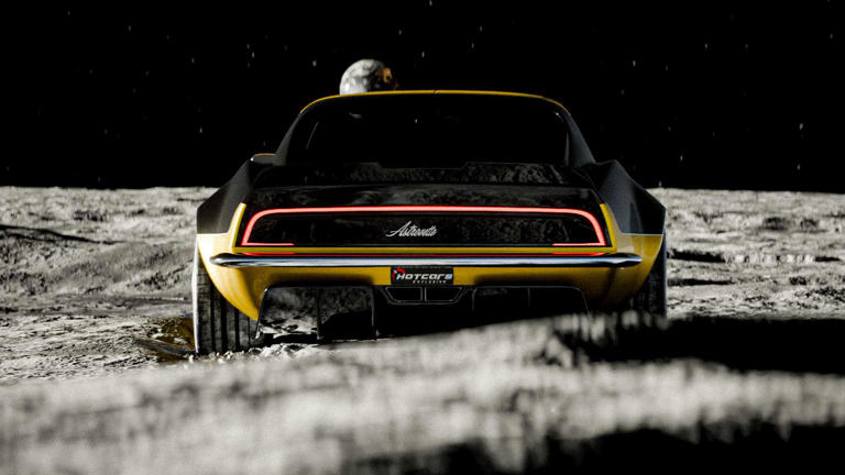 This reimagined 1969 Corvette Astrovette restomod celebrates Artemis II ...