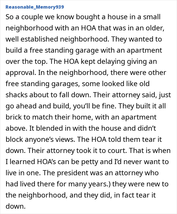 40 Homeowners Share The Most Unhinged HOA Rules They’ve Ever Encountered