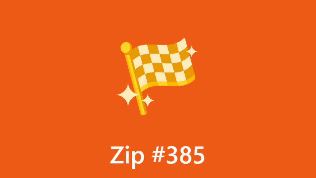 Today’s Zip #385 LinkedIn answer (April 6, 2026)