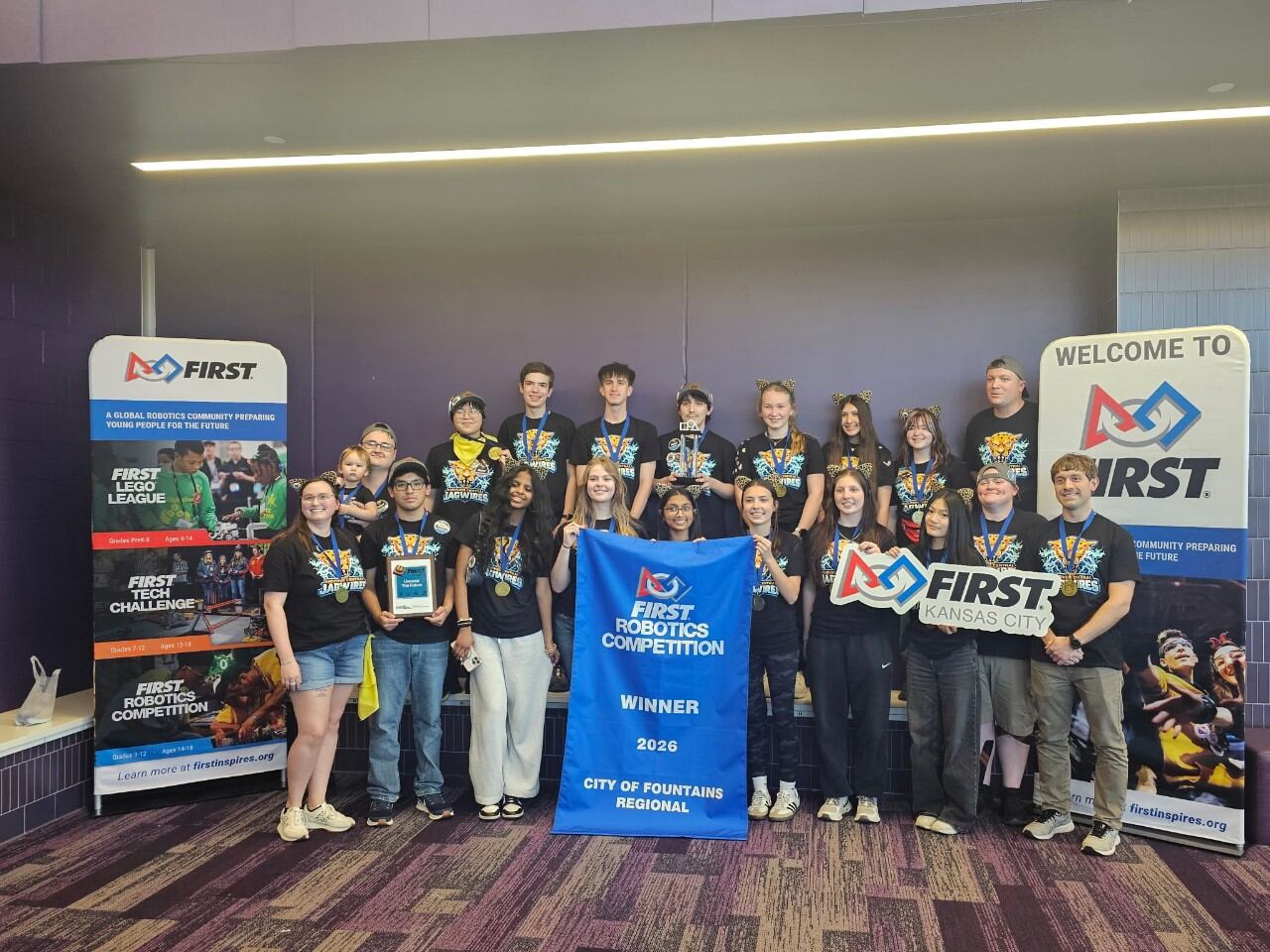 Andover Central HS robotics team wins regional competition in Kansas City