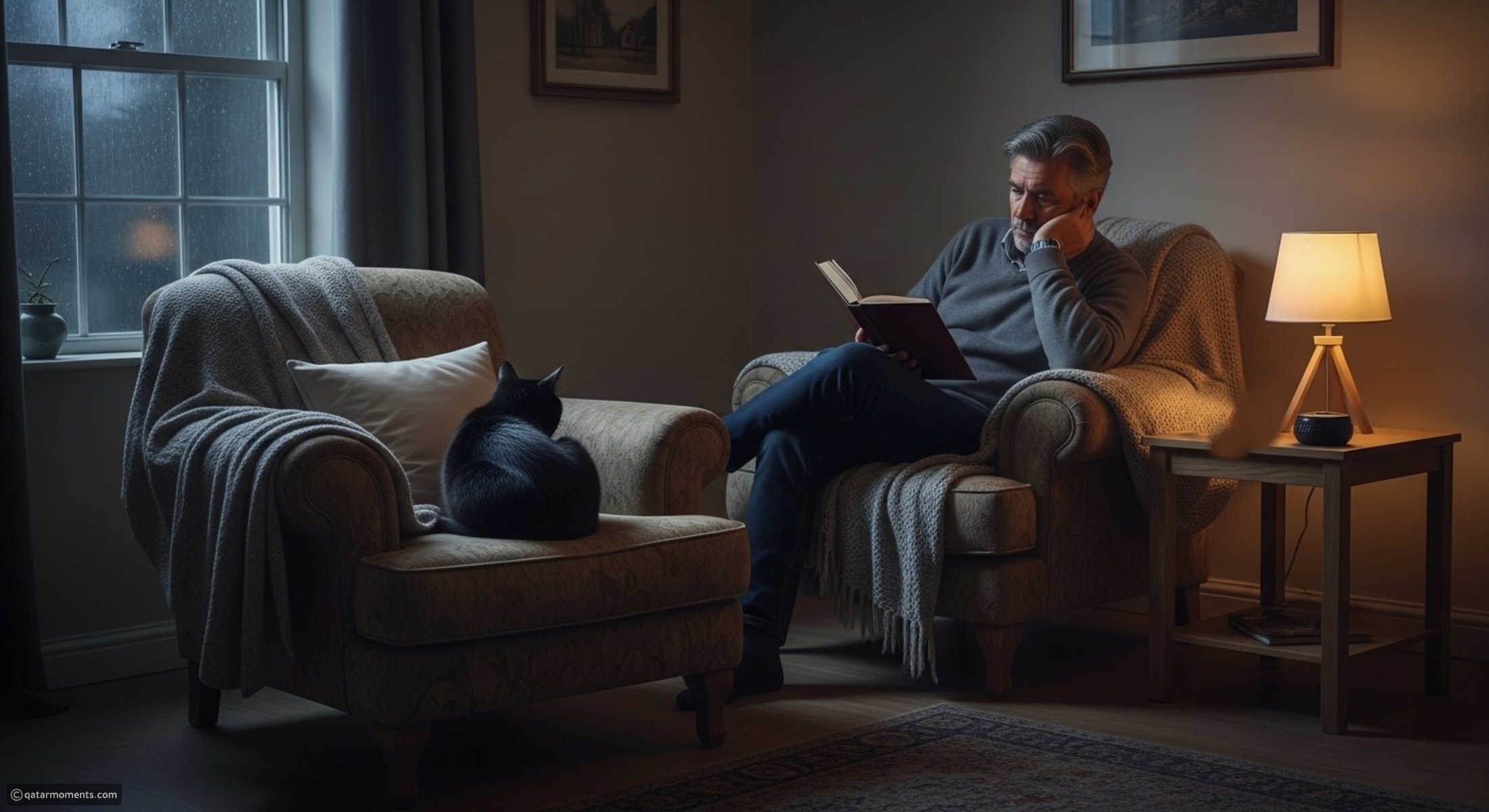 He always preferred dogs until one cat changed his perspective completely