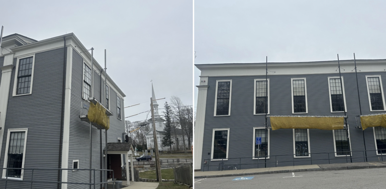 Sandwich replaces 50-year-old town hall windows with historic reproductions