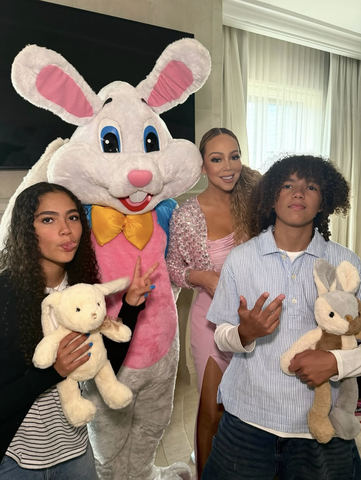 Mariah Carey celebrates Easter with her 14-year-old twins with Nick