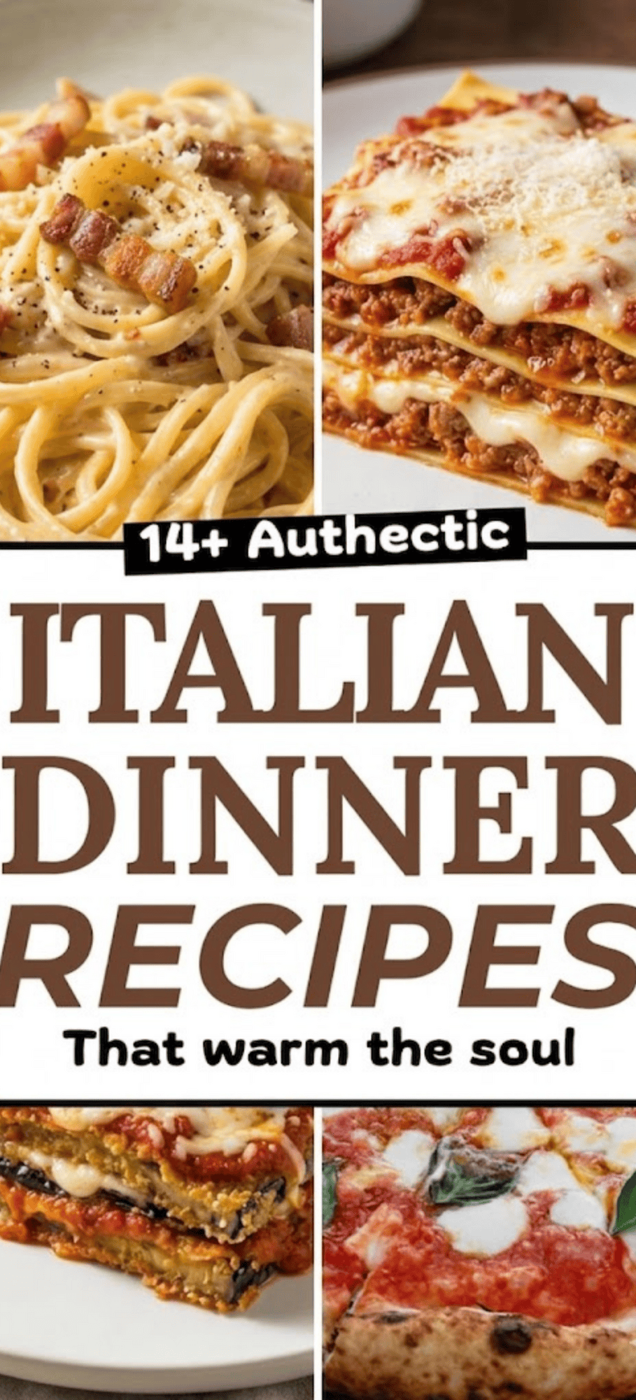 14+ authentic Italian dinner recipes