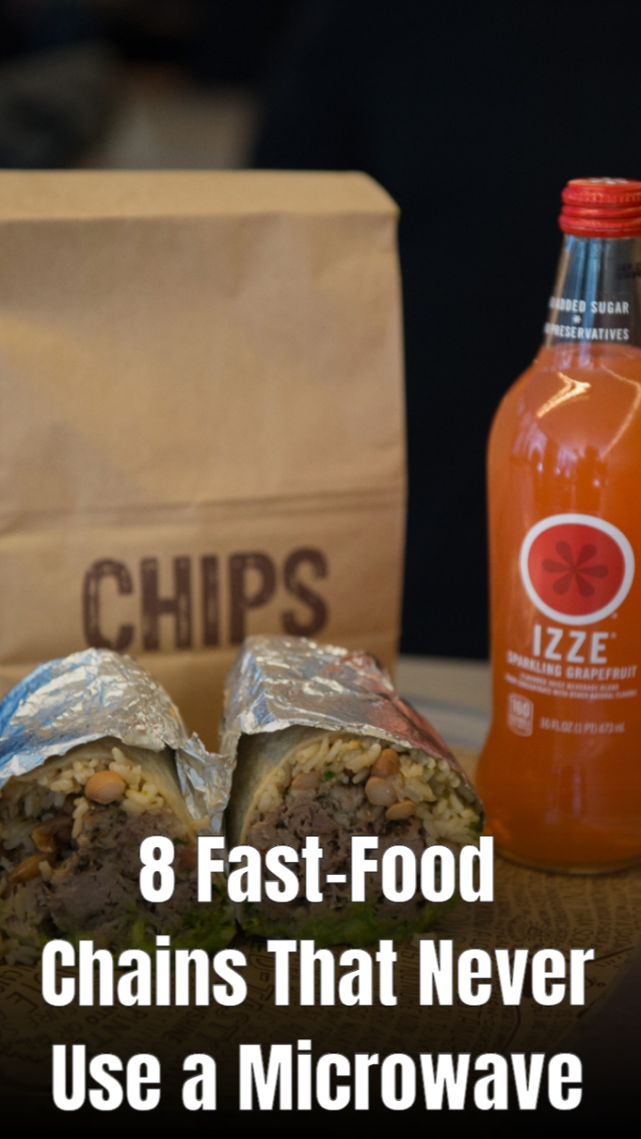 8 fast-food chains that never use a microwave