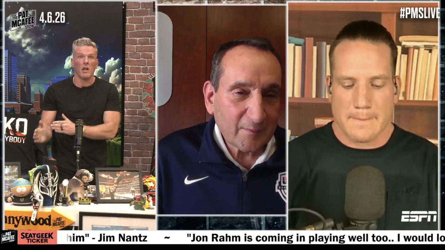 Coach K takes shot at Bill Belichick