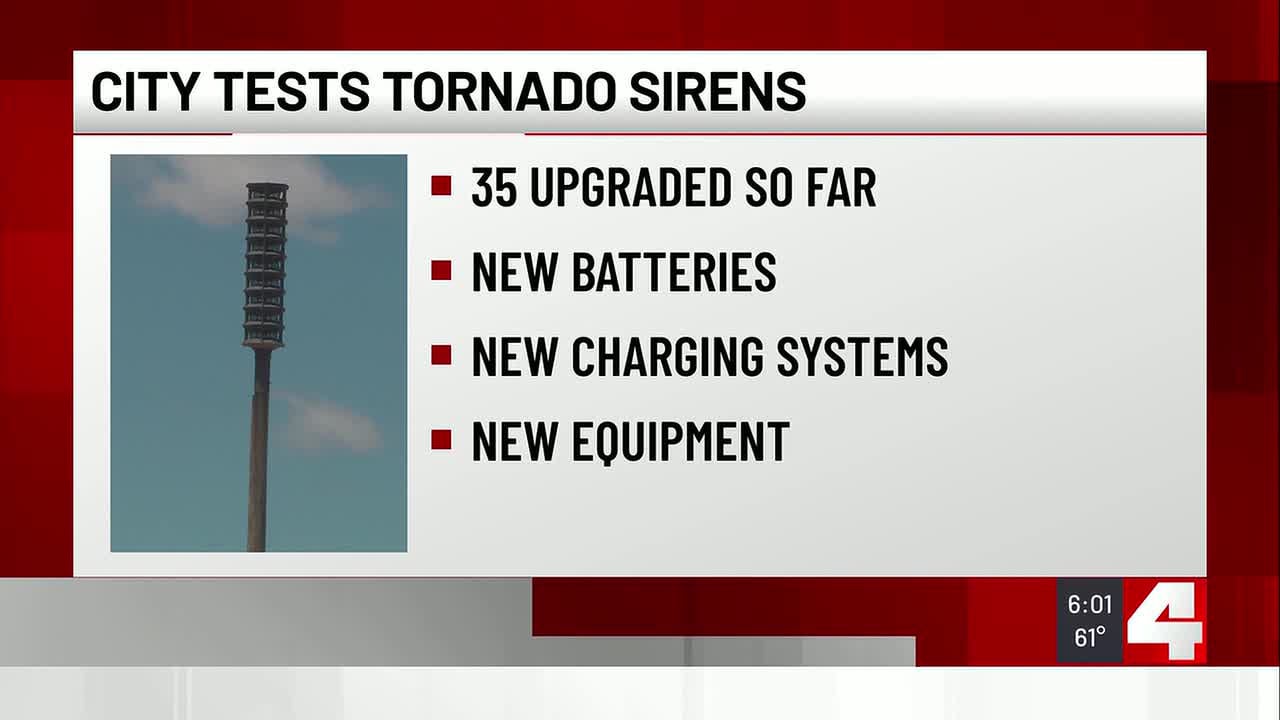 St. Louis City tests tornado sirens, fire crews monitor each one directly