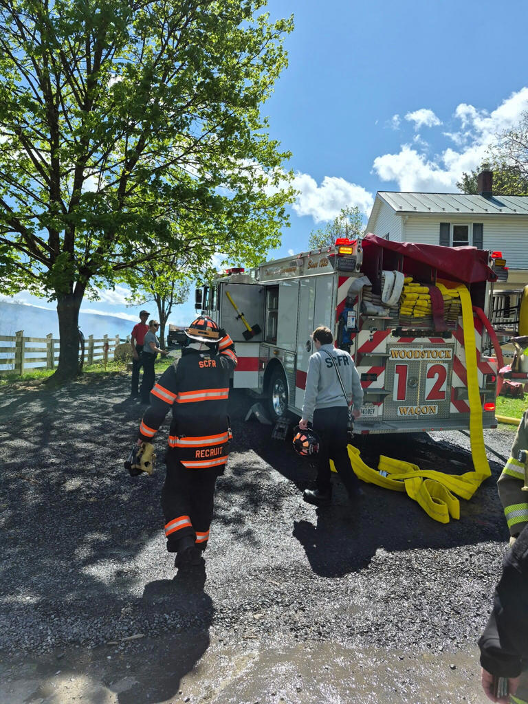 Roads closed as crews respond to barn fire in Shenandoah County