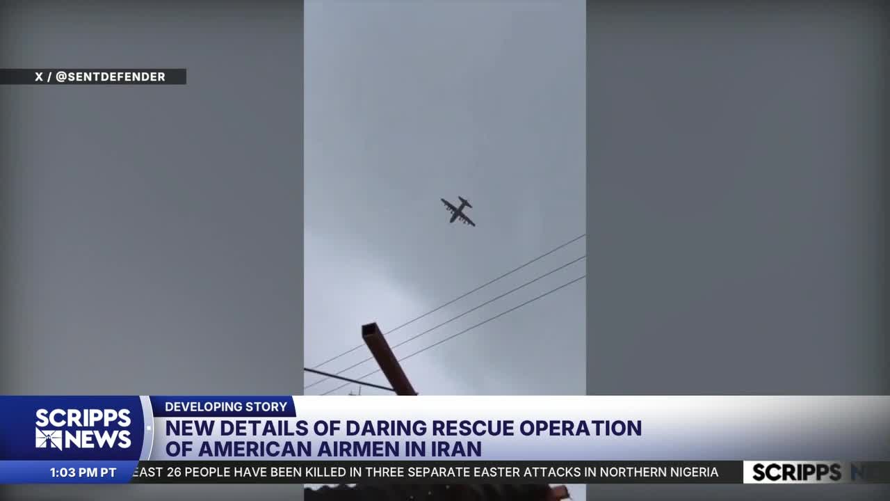 Trump details complex rescue of 2 US airmen after jet was downed in Iran
