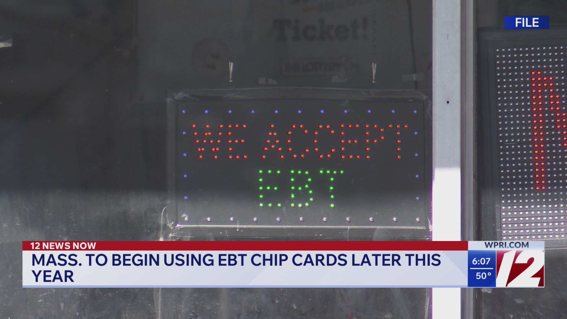 Massachusetts to roll out EBT chip cards