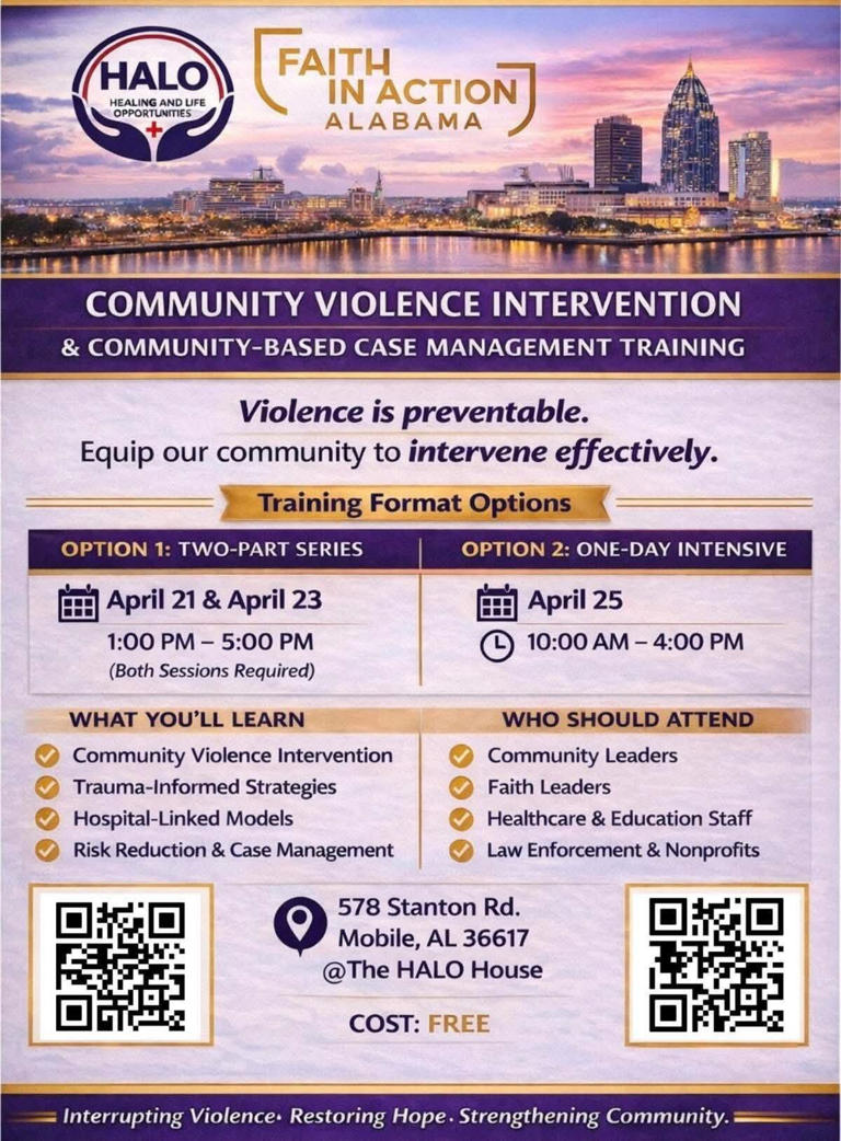 HALO and Faith in Action team up for violence intervention training ...