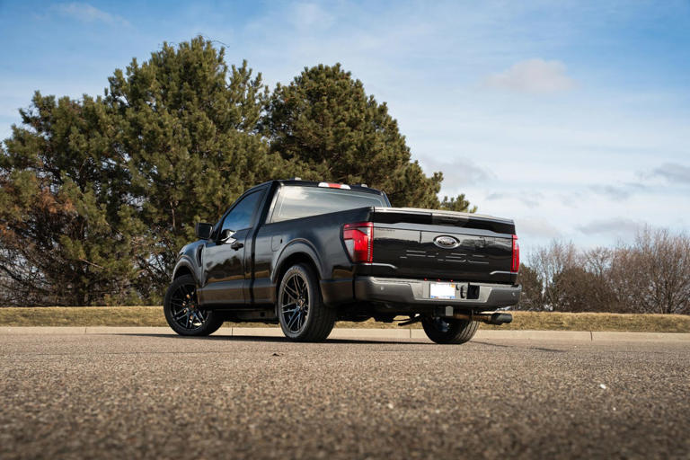 Roush's Nitemare package makes the 2026 Ford F-150 sit lower and look ...