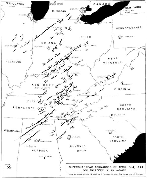 Weather blog: Remembering the 1974 super outbreak
