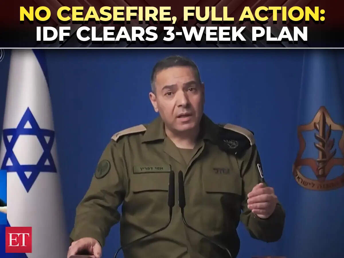 '3-week plan cleared...': IDF chief approves extended combat plan in ...